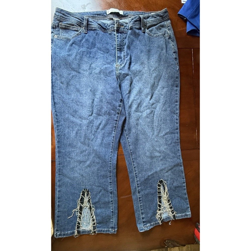 Est. 1946 Women's Denim Cropped Jeans Plus Size 18W